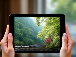 Video streaming interface showing wellness content, symbolizing video resources.